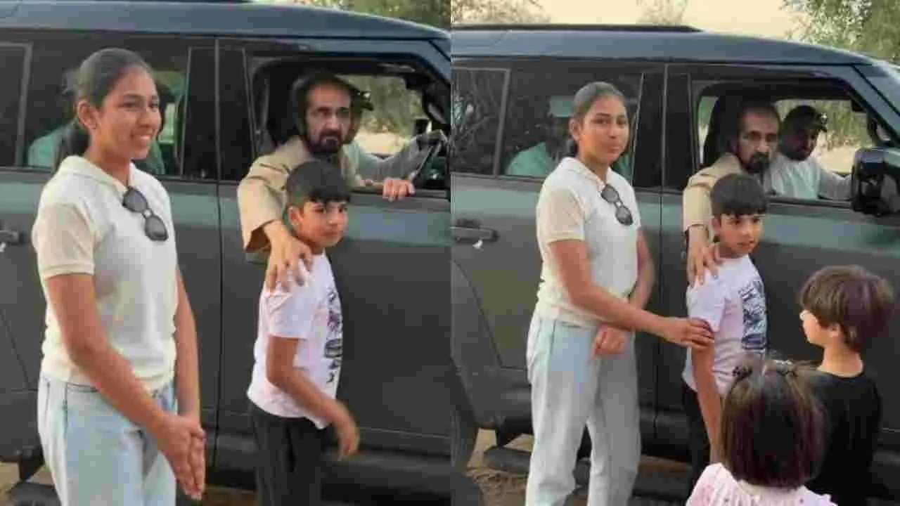 Dubai Ruler Sheikh Mohammed Surprises Indian Family at Qudra Lakes, Shares Coffee and Blessings
