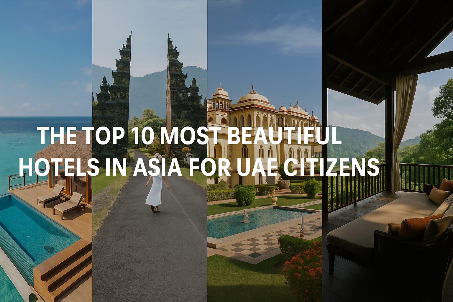 The Top 10 Most Beautiful Hotels in Asia for UAE Citizens