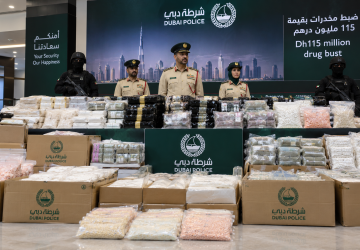 Dubai Police Arrest 14 and Seize 2.3 Tonnes of Narcotics Worth Dh115 Million