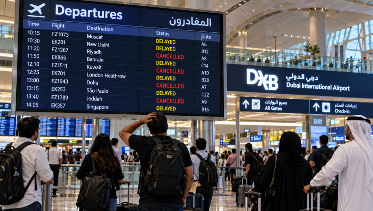 UAE Flights Monday: Delays at DXB and Zayed as Airlines Adjust Schedules Amid Regional Tensions