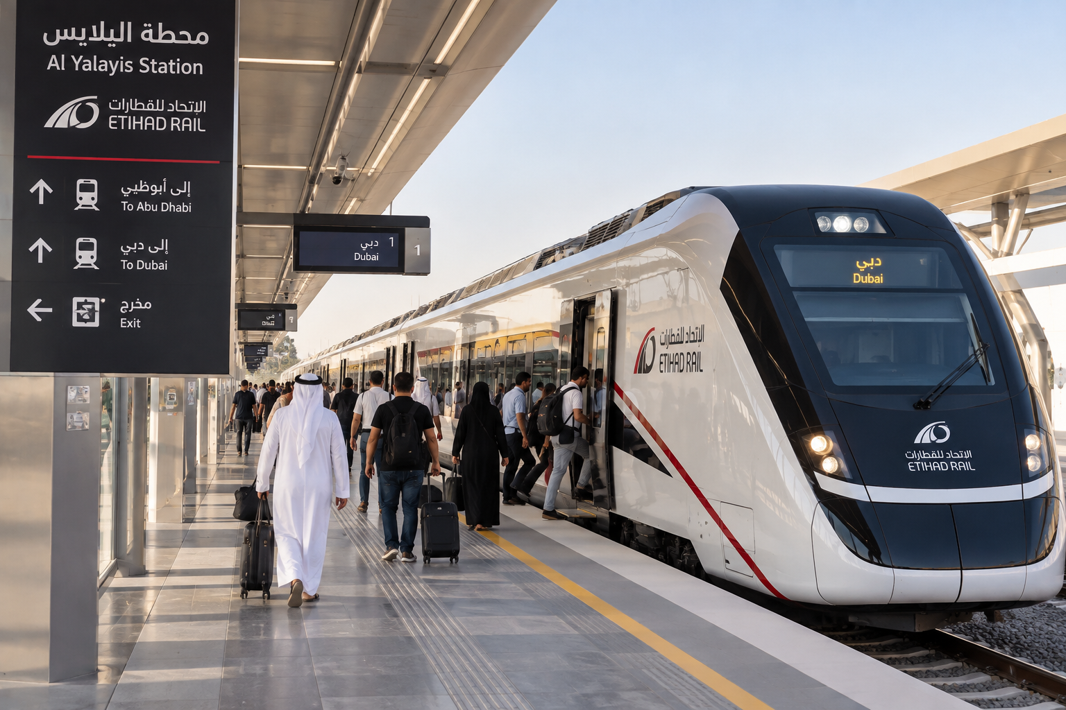 Etihad Rail Adds Six Extra Weekend Trains Between Abu Dhabi and Dubai After Strong Demand
