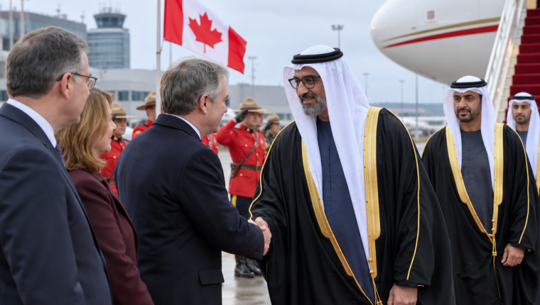 Abu Dhabi Crown Prince Arrives in Ottawa as UAE Steps Up Diplomatic Outreach