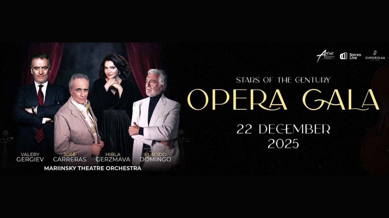 An Enchanted Night Awaits at Dubai Opera: Carreras, Domingo, and Gergiev Unite for a Historic Gala